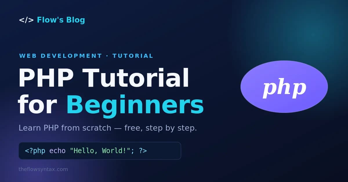 Introduction to PHP for Beginners