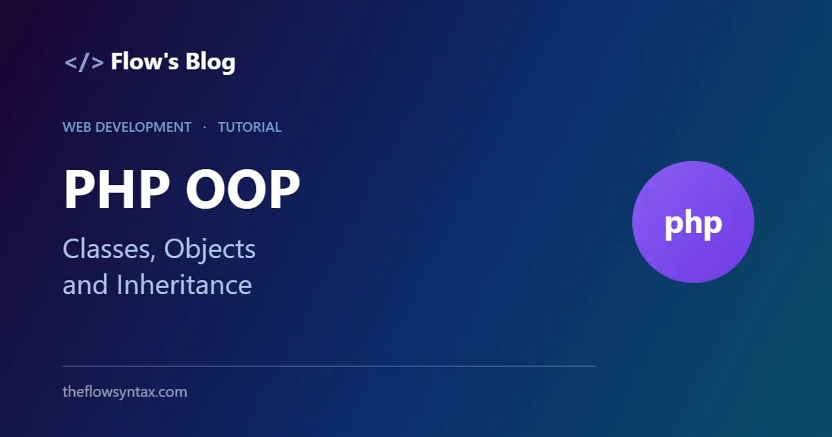 PHP OOP: Classes, Objects and Inheritance