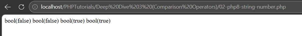 PHP comparison operators output on PHP 8 where zero no longer equals a non numeric string
