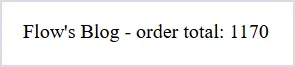 PHP constants used in a calculation, printing an order total of 1170