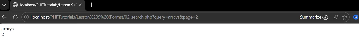 PHP forms required field check passing, printing Hello, Ayesha with the form still shown